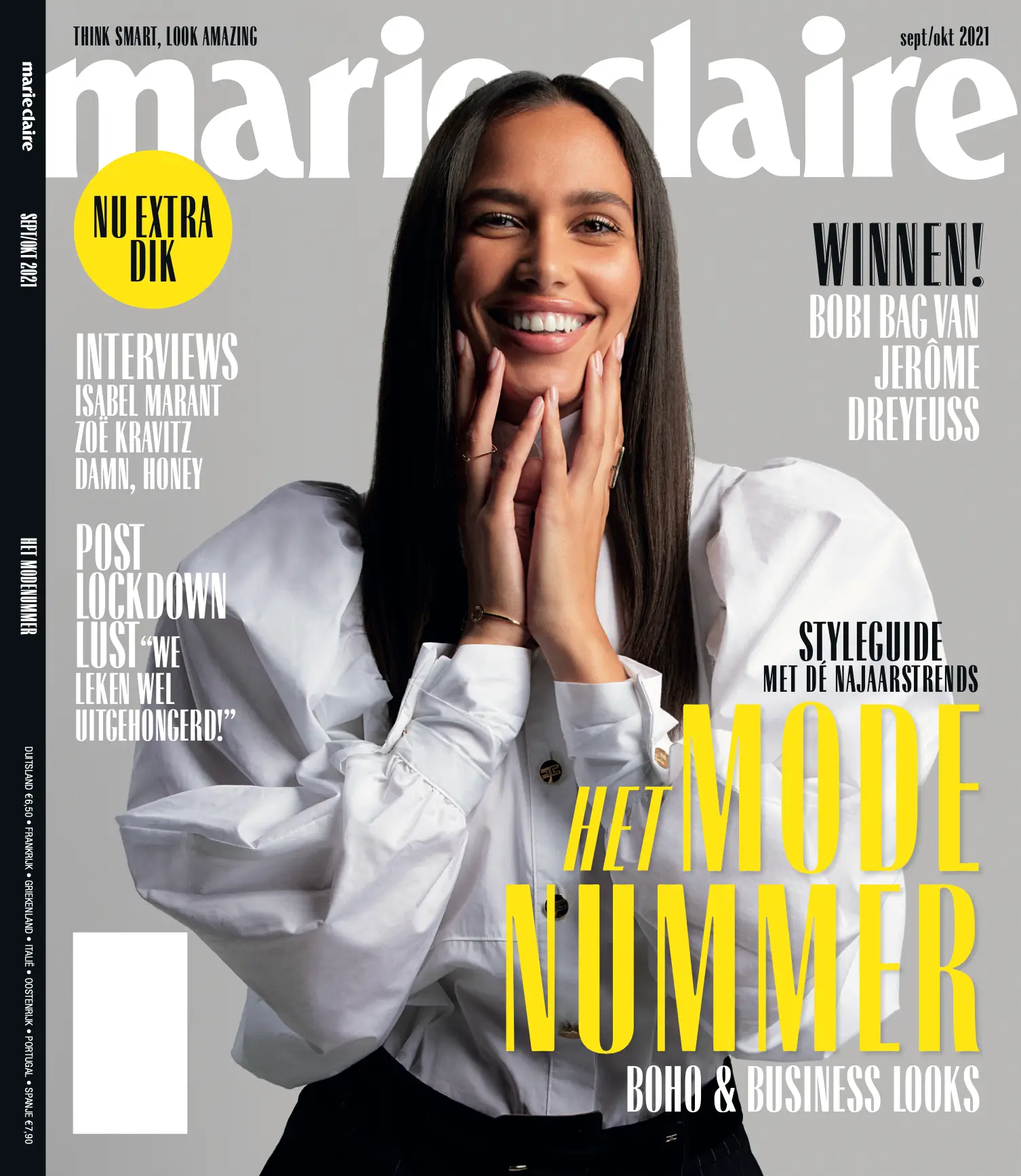 Screenshot van Forever Locked-publicatie in Marie Claire